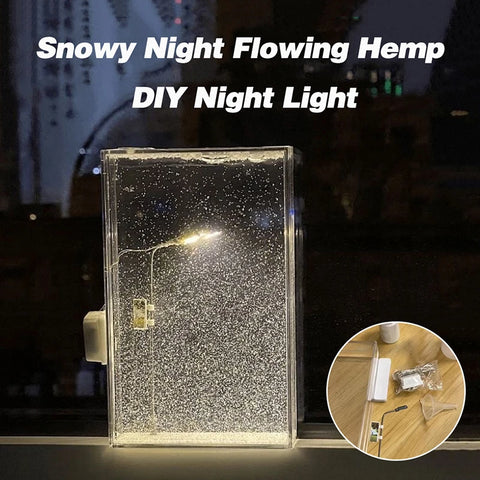 BlooGlow™ DIY Snowy Nightlamp | Cozy Winter Glow at Home