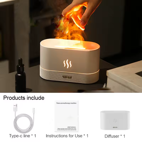 BlooGlow™ Aroma Diffuser | Relaxing Scents & Warm Glow