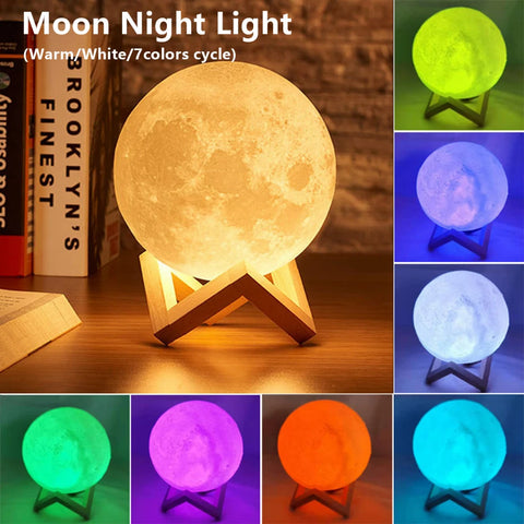 BlooGlow™ Lunar Nightlight | Capture the Glow of the Moon