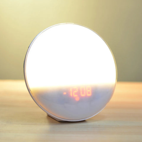 BlooGlow™ Sunrise Simulation Alarm Clock | Wake Up Naturally with Light & Sound