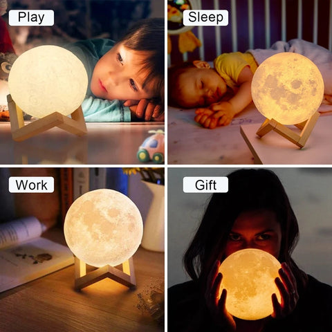 BlooGlow™ Lunar Nightlight | Capture the Glow of the Moon