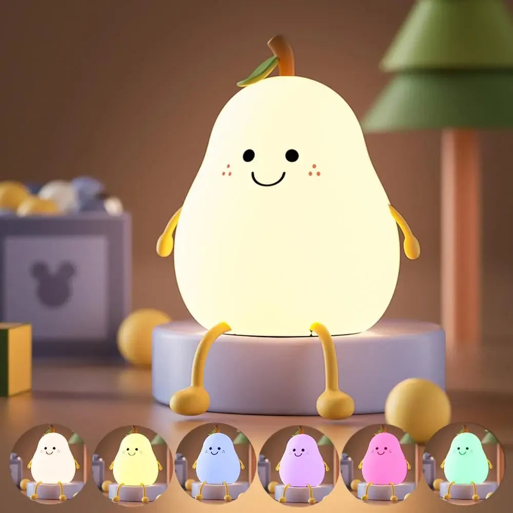 BlooGlow™ Kawaii Pear Nightlight | Adorable Pear-Shaped Cozy Light