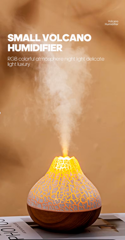 BlooGlow™ Volcano Aroma Diffuser | Soothing Glow with Volcanic Style