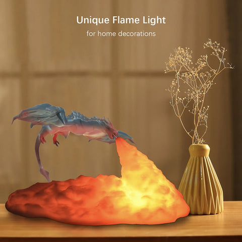 BlooGlow™ Fantasy Dragon Desk Lamp | Mythical Charm for Your Space