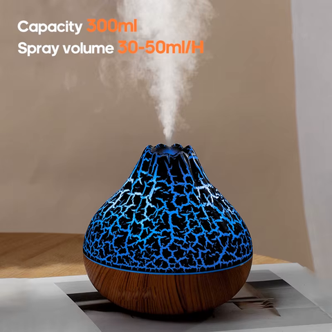 BlooGlow™ Volcano Aroma Diffuser | Soothing Glow with Volcanic Style