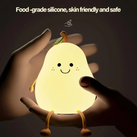 BlooGlow™ Kawaii Pear Nightlight | Adorable Pear-Shaped Cozy Light