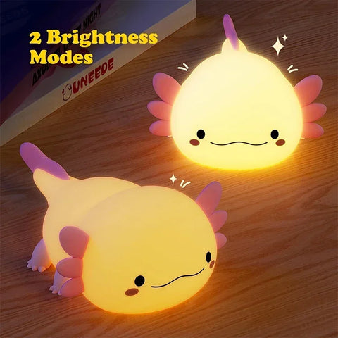 BlooGlow™ Axolotl Nightlight | Cute Companion for Peaceful Nights