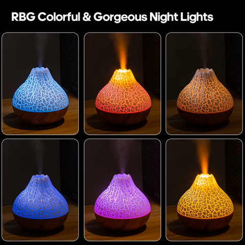 BlooGlow™ Volcano Aroma Diffuser | Soothing Glow with Volcanic Style