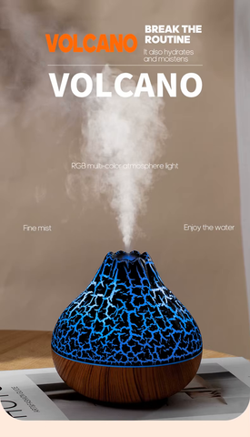 BlooGlow™ Volcano Aroma Diffuser | Soothing Glow with Volcanic Style