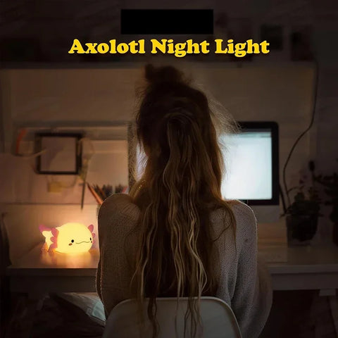 BlooGlow™ Axolotl Nightlight | Cute Companion for Peaceful Nights